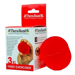 Thera-Band Hand Exerciser XL - Posilovač rukou gelové vajíčko - červené (měkké)