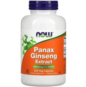 Now Foods Panax Ginseng Extract (ženšen pravý) 250 kapslí