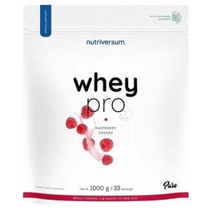 Nutriversum Whey Protein Pro 1000 g - malina/jogurt VÝPRODEJ (POŠK. OBAL)