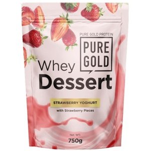 PureGold Whey Dessert 750 g - jahodový jogurt
