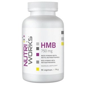 NutriWorks HMB 750 mg 90 kapslí
