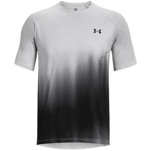 Pánské sportovní tričko Under Armour Tech Fade SS - halo gray - M - 1377053-014