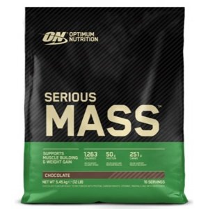 Optimum Nutrition Serious Mass 5450 g - čokoláda/arašídové máslo