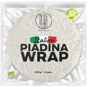 BrainMax Pure Piadina Wrap BIO 4 ks BIO tortila z Itálie VÝPRODEJ 16.10.2023