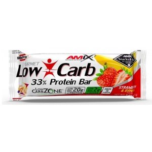 Amix Nutrition Amix Low Carb 33% Protein bar 60g - jahoda/banán