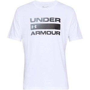 Pánské triko Under Armour Team Issue Wordmark SS - white - L - 1329582-100
