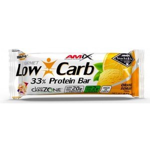 Amix Nutrition Amix Low Carb 33% Protein bar 60g - pomerančový sorbet