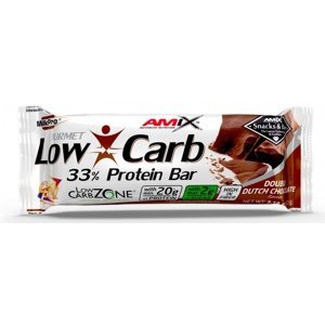 Amix Nutrition Amix Low Carb 33% Protein bar 60g - dvojitá čokoláda
