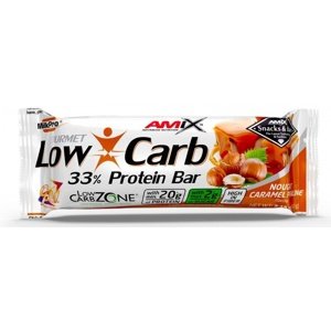 Amix Nutrition Amix Low Carb 33% Protein bar 60g - karamel s nugátem