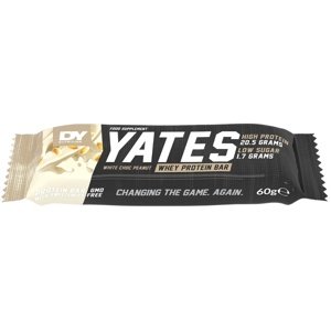 Dorian Yates YATES BAR 60 g - bílá čokoláda/arašídy