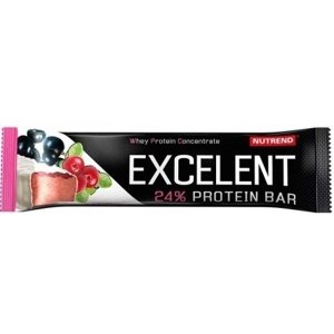 Nutrend Excelent Protein Bar 85 g - černý rybíz s brusinkami a jogurtem