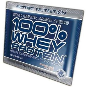 Scitec Nutrition Scitec 100% Whey protein 30 g - jahoda
