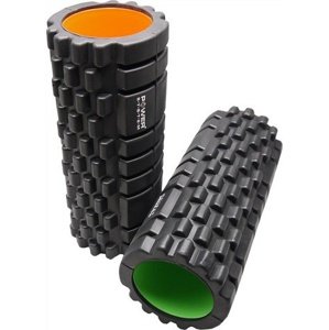 Power System Fitness Roller - černá/zelený střed