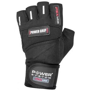 Power System Fitness rukavice POWER GRIP černá - S