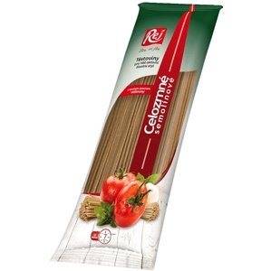 REJ s.r.o. REJ Celozrnné semolinové Špagety 400 g
