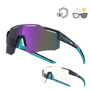 Sportovní sluneční brýle Altalist Legacy 3  tyrkysovo-černá s fialovými skly