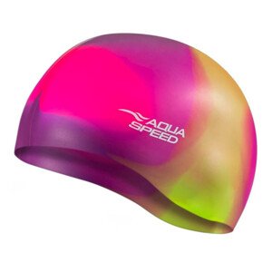 Plavecká čepice Aqua Speed Bunt  Pink/Violet/Yellow