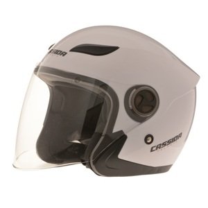 Moto helma Cassida Reflex Solid  bílá  M (57-58)