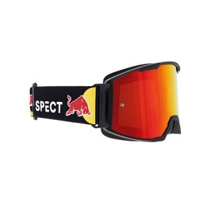 Motokrosové brýle RedBull Spect Strive Panovision, černé matné, plexi červené zrcadlové