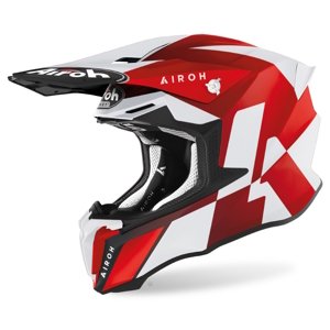 Moto přilba Airoh Twist 2.0 Lift červená matná  XS (53-54)