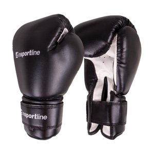 Boxerské rukavice inSPORTline Metrojack  černo-bílá  10oz
