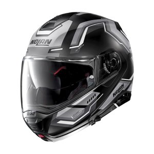 Moto helma Nolan N100-5 Upwind N-Com P/J  Flat Black  XL (61-62)