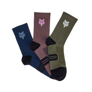 Cyklo ponožky FOX 6" Ranger Sock Prepack 3 páry  Multicolour