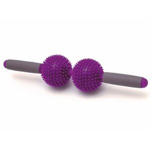 Sissel Dvojitý masážní ježek Spiky Twin Roller Barva: fialová