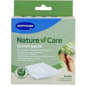 Hartmann Absorpční gázové komprese - Nature Care Cotton Gaze