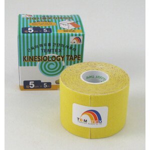 Temtex Kinesio Tape Classic 5 cm x 5 m Barva: žlutá