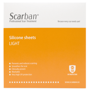 Silikonová náplast na jizvy SCARBAN Light Velikost: 5 x 15 cm