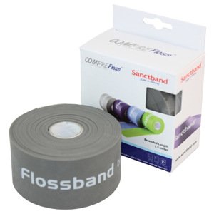 Sanctband Kompresní guma Flossband extra dlouhá 5 cm x 3,5 m Barva: šedá