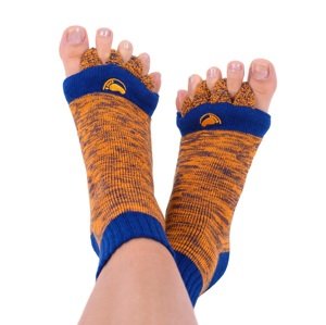 Adjustační ponožky Barva: oranžovo-modrá, Velikost: L