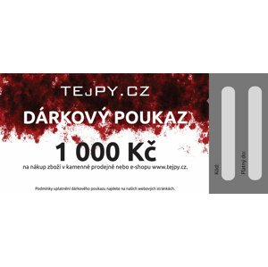 TEJPY.cz Dárkový poukaz Varianta: 1000 Kč