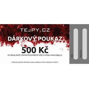 TEJPY.cz Dárkový poukaz Varianta: 500 Kč