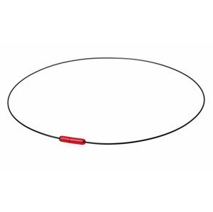 Náhrdelník Phiten Wire Air Barva: černo červená, Velikost: 40 cm