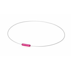 Náhrdelník Phiten Wire Air Barva: růžovo-bílá, Velikost: 40 cm
