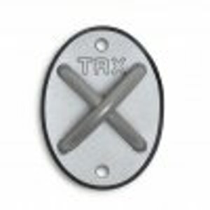 TRX® X-závěs s gumovou podložkou, šedý