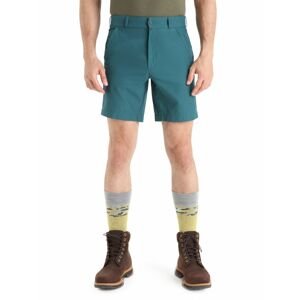 ICEBREAKER Mens Hike Shorts, Green Glory velikost: 30